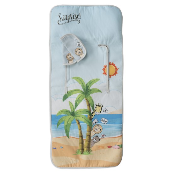 Colchoneta Silla Ligera con Cubre Arnés Beach of Babyline Colchoneta Silla Ligera con Cubre Arnés Beach