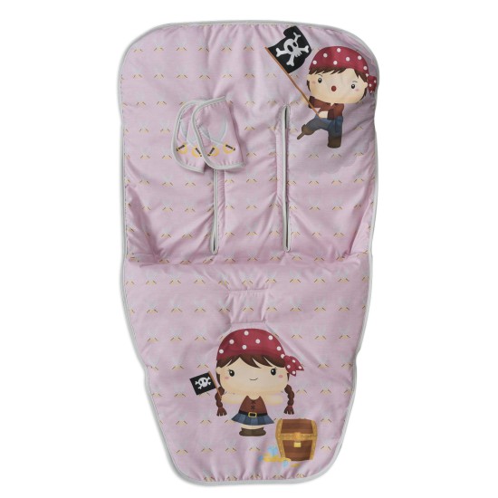 Colchoneta Silla con Cubre Arnés Pretty Pirate of Babyline Colchoneta Silla con Cubre Arnés Pretty Pirate