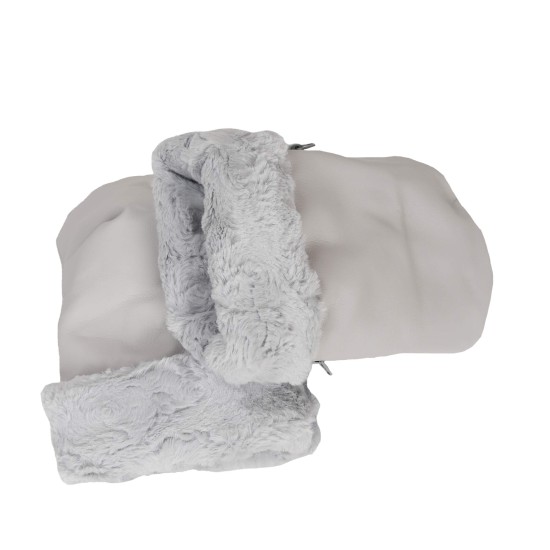 Manoplas Paseo Polipiel Gris of Babyline Manoplas Paseo Polipiel Gris