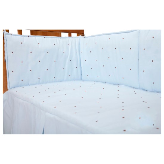 Edredón de cuna 70 x 140 Lucía Choco celeste.PROTECTOR NO INCLUIDO of Babyline Edredón de cuna 70 x 140 Lucía Choco celeste.PROTECTOR NO INCLUIDO