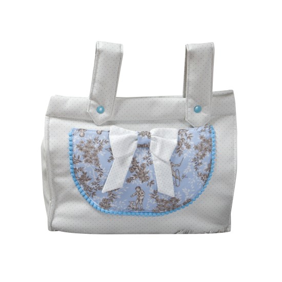 Panera de piel Paseos de Toile Azul of Babyline Panera de piel Paseos de Toile Azul