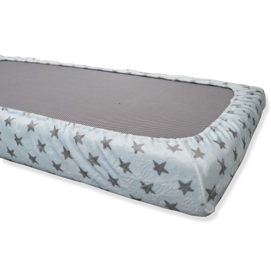 Bajera Coralina Celeste Estrellas Gris 60x120