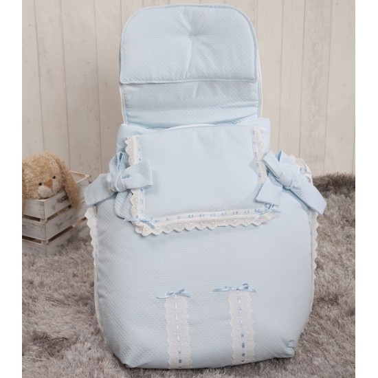 Saco 3 usos Classic Celeste of Babyline Saco 3 usos Classic Celeste