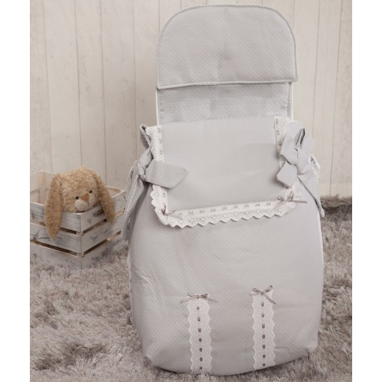 Saco 3 usos Classic Gris of Babyline Saco 3 usos Classic Gris
