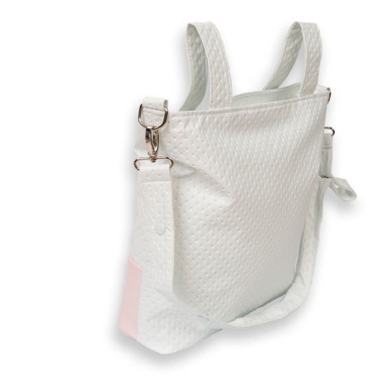 Bolso panera top rosa